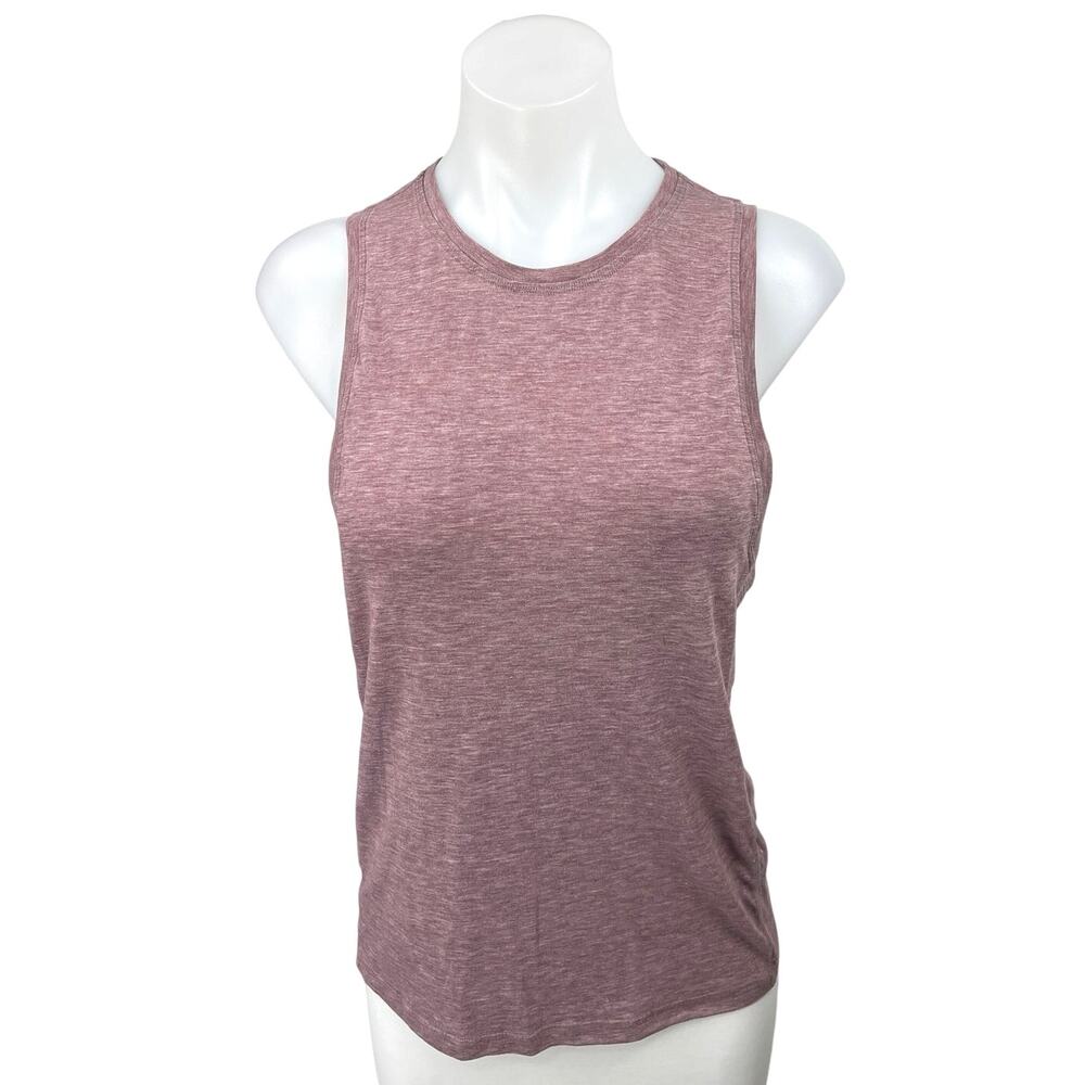 Lululemon Purple Knit Sleeveless Pullover Athletic Workout Gym Tank Top Size 4
